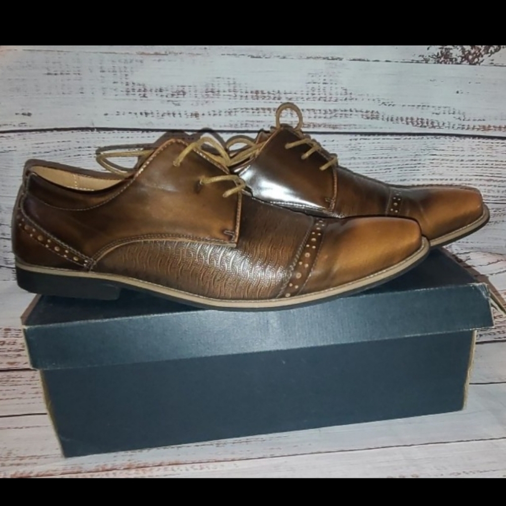 Classic Brown Leather Oxford Shoes